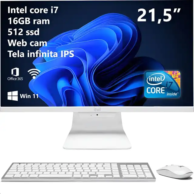 Review do Computador All In One ITAL N22 i7: tela Full HD, SSD, 16 GB RAM, pontos de atenção e melhor perfil de uso.