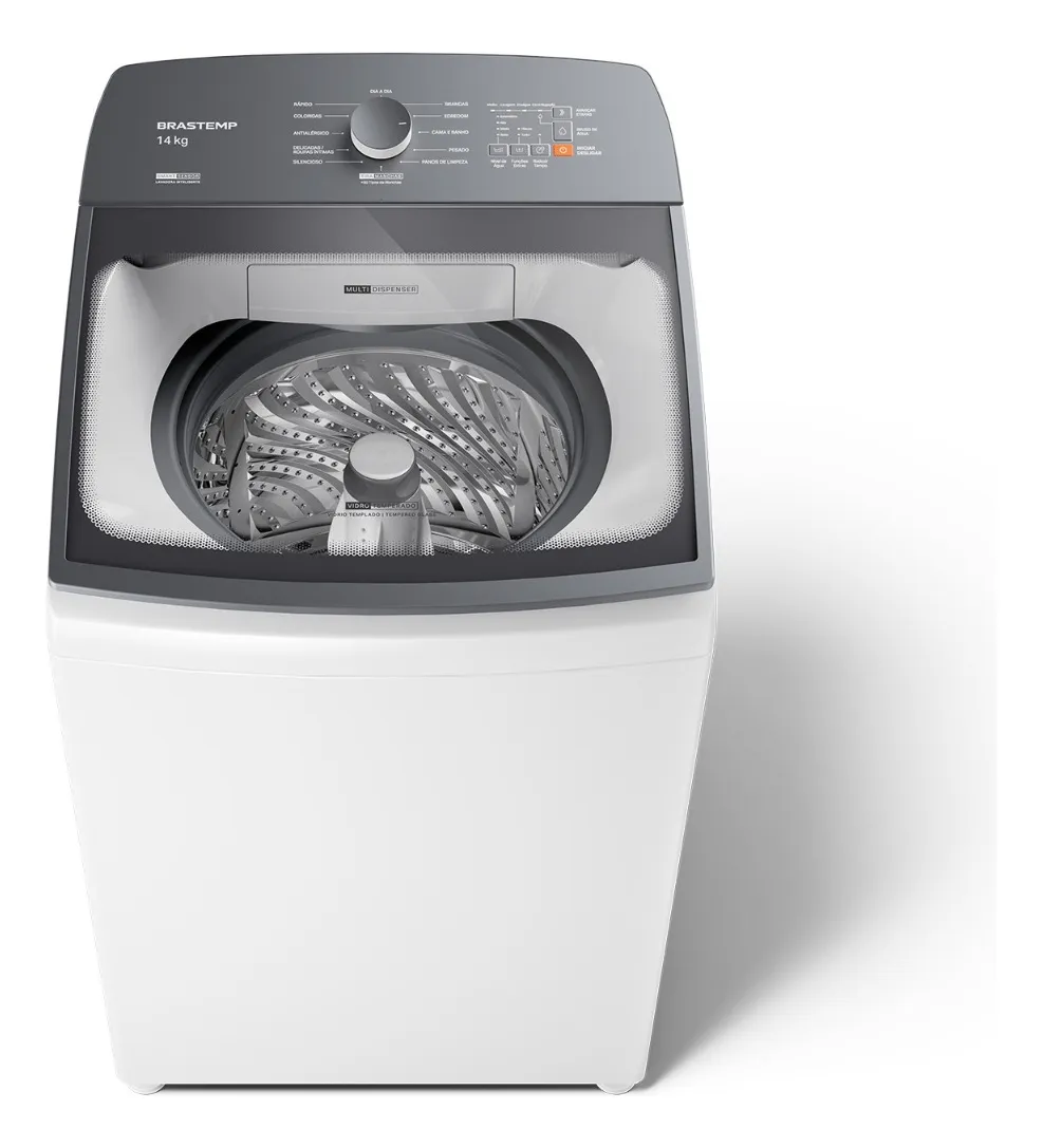 Review the Brastemp BWJ14AB 14kg washer, its Smart Sensor, cycles, capacity, strengths, trade-offs and best use cases before choosing it.