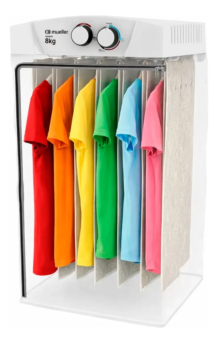 A clear Mueller Solaris 8kg dryer review covering drying style, capacity, space, fabric care, trade-offs and who should choose this wall-mounted model.