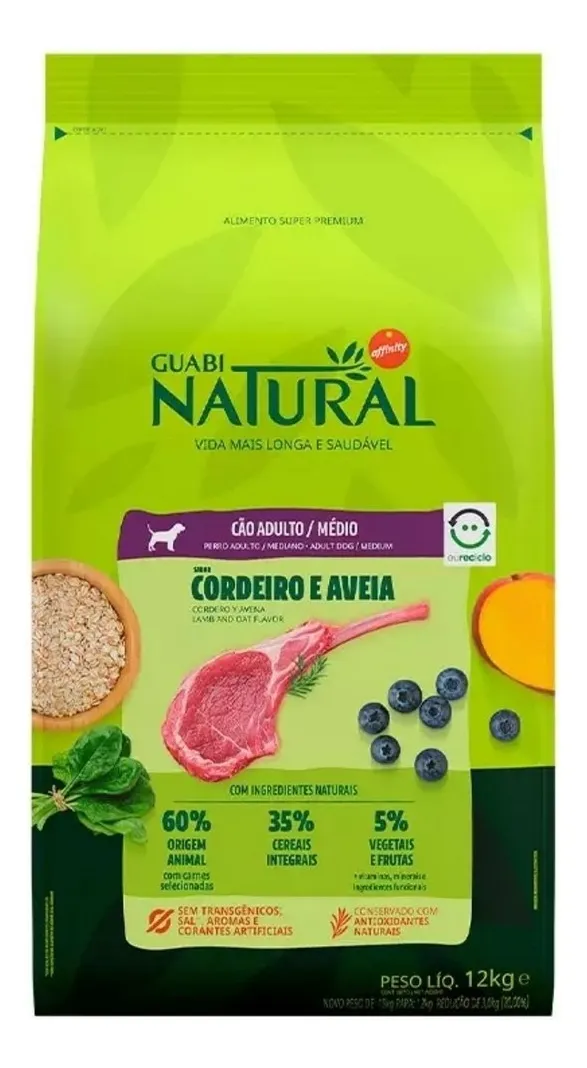 Guabi Natural Dog Food review for medium adult dogs: ingredients, benefits, limits, digestion, coat support and who should choose it.