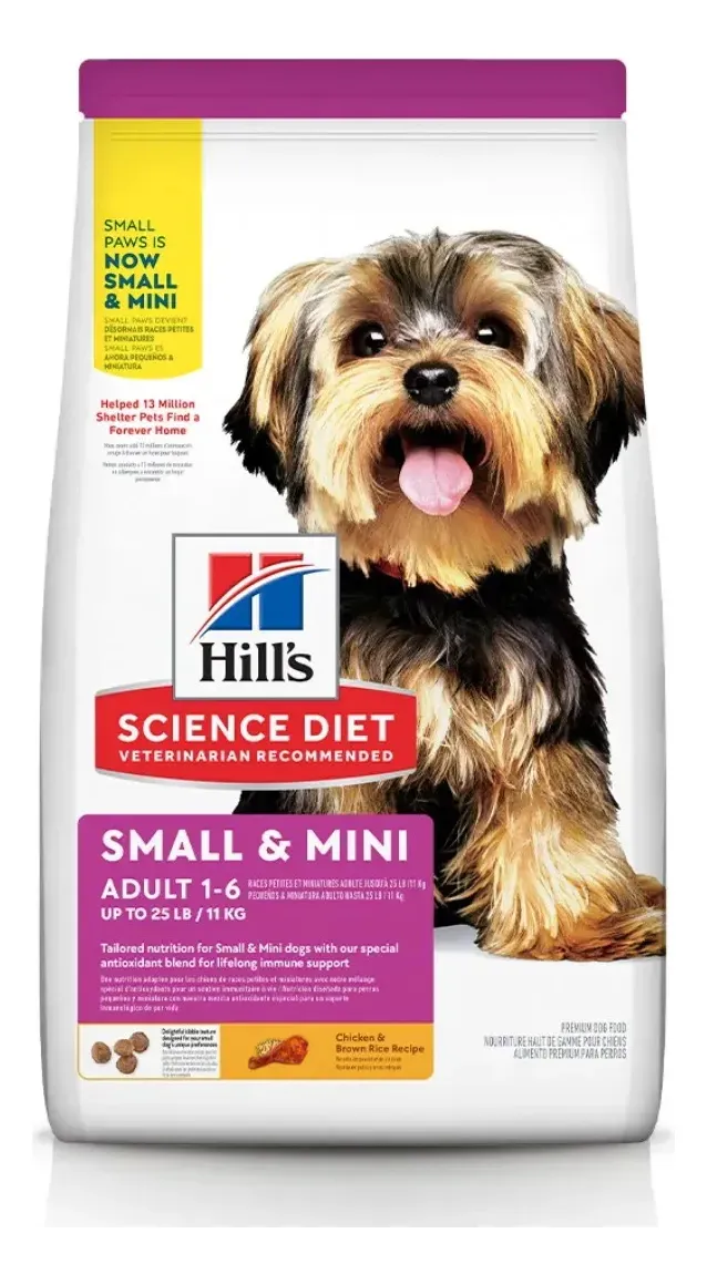 Clear review of Hill’s Science Diet Small &amp; Mini Adult for small dogs: formula, digestion, coat support, fit, cautions, and buying decision.