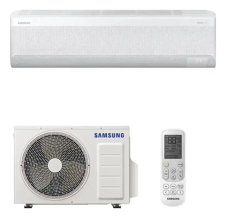 Review of the Samsung WindFree Connect AI 18,000 BTU air conditioner, with comfort, smart features, cooling performance and buying advice.