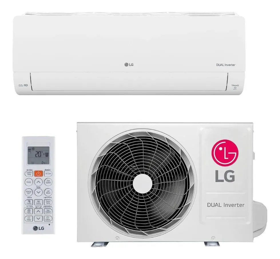 Review of the LG Dual Inverter Voice +AI 12000 BTU AC: cooling, smart features, room fit, strengths and buyer profile.