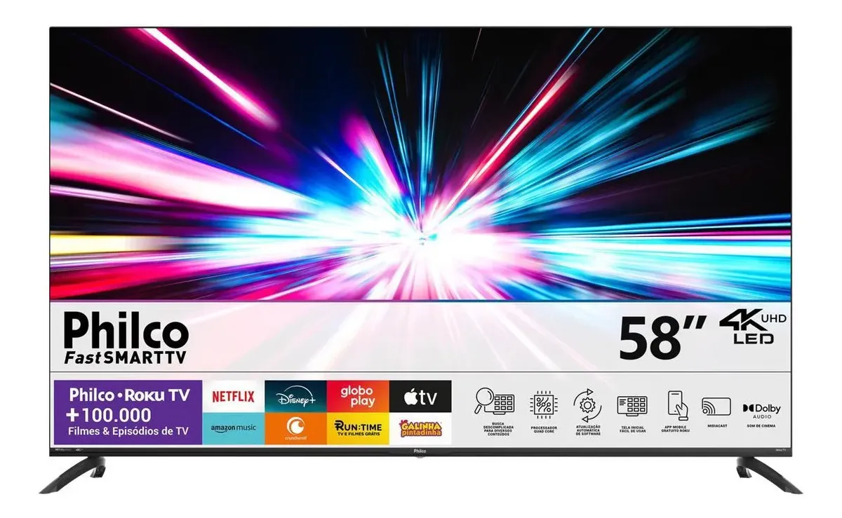 Análisis de la Smart TV Philco 58 P58VIK con 4K, Roku, HDR10, Dolby Audio y Wi-Fi para decidir si encaja con tu forma de ver contenido.