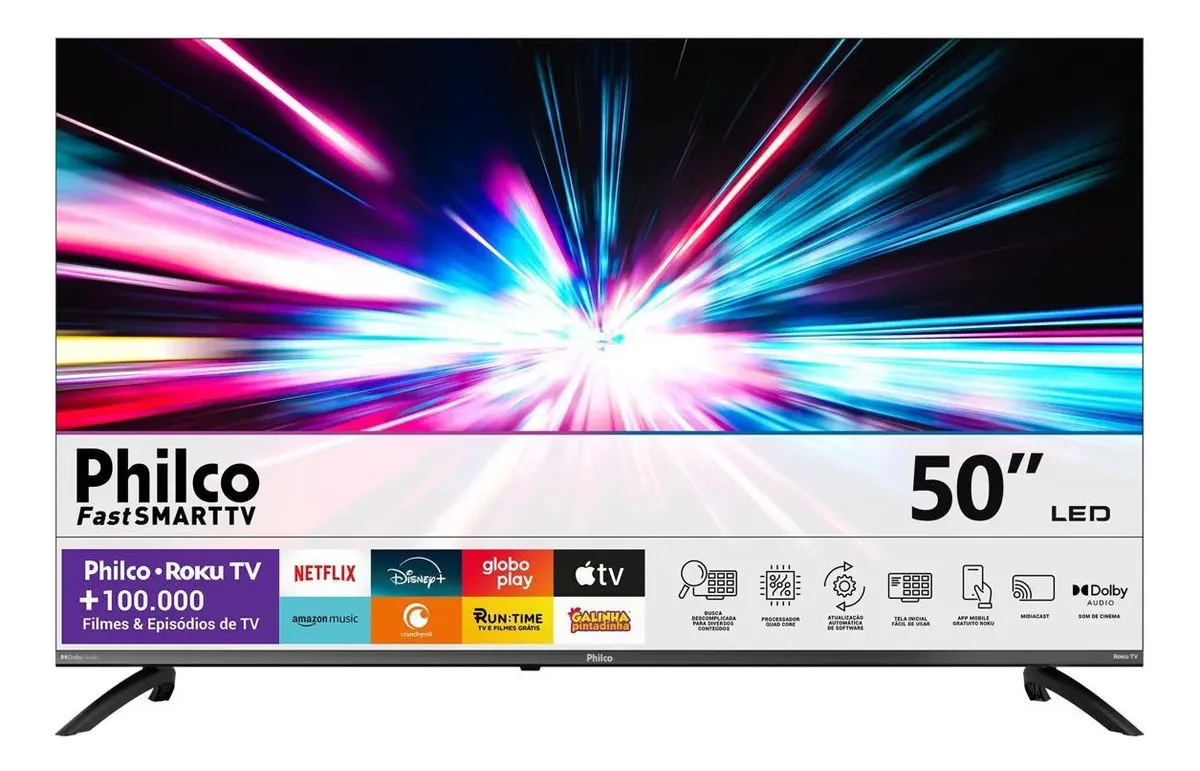 Análisis de la Smart TV Philco 50 P50VIK con Roku TV, 4K UHD, HDR10, Dolby Audio y Wi-Fi. Descubre para quién merece la pena.