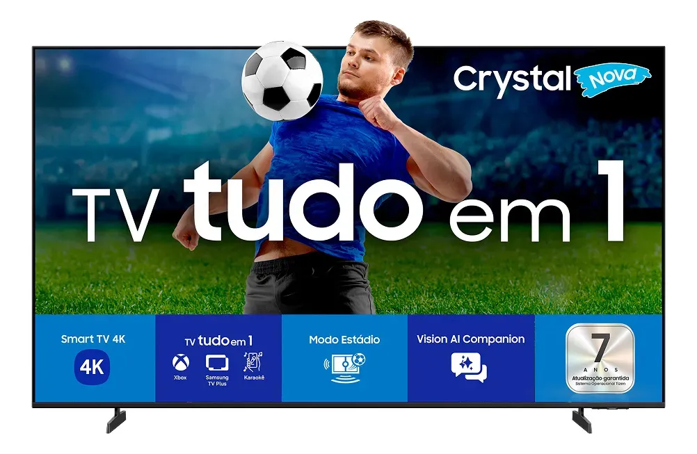 Review de la Samsung Smart TV 70 Crystal UHD 4K U8500F 2025: imagen, Tizen, gaming, sonido, conectividad y para quién conviene.