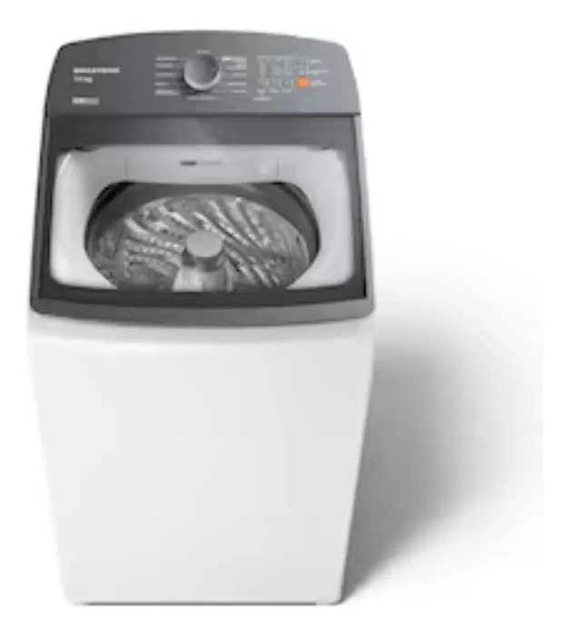 Review da máquina de lavar Brastemp BWF14AB 14kg com Smart Sensor, design compacto, ciclos úteis e análise de perfil de uso.