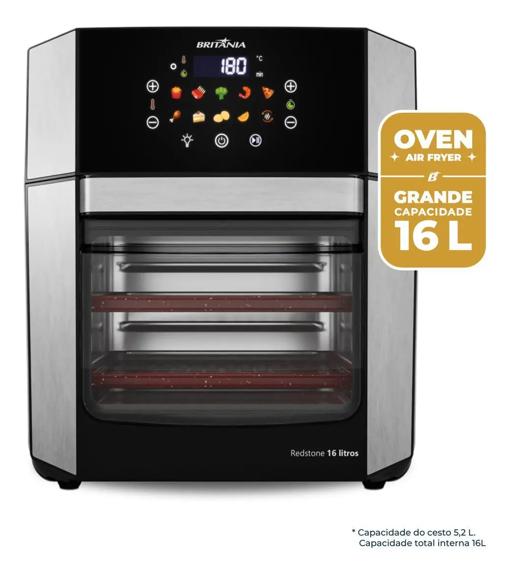 Avis complet sur la Britânia BAF16A 16L : usages, capacité, points forts, limites et profil idéal avant de choisir cette air fryer oven.