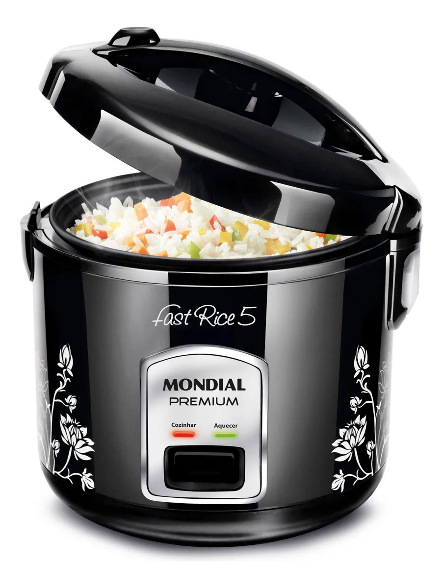Review da Panela de Arroz Fast Rice 5 Premium Mondial 400W: veja capacidade, uso diário, pontos de atenção e para quem faz sentido.