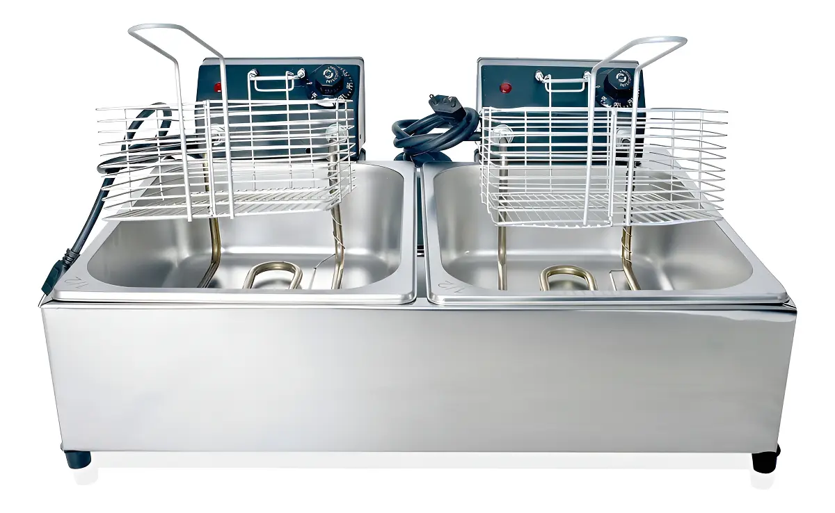 Review da Fritadeira Industrial Elétrica Valente Inox 10L: veja uso ideal, pontos fortes, cuidados e para qual negócio ela faz sentido.