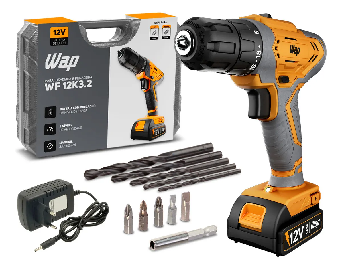 Veja se a WAP WF 12K3.2 vale a pena para montagem de móveis, pequenos reparos e uso doméstico com análise completa, pontos fortes e limites.
