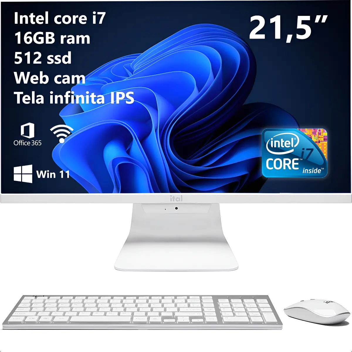 Review do Computador All In One ITAL N22 i7: tela Full HD, SSD, 16 GB RAM, pontos de atenção e melhor perfil de uso.