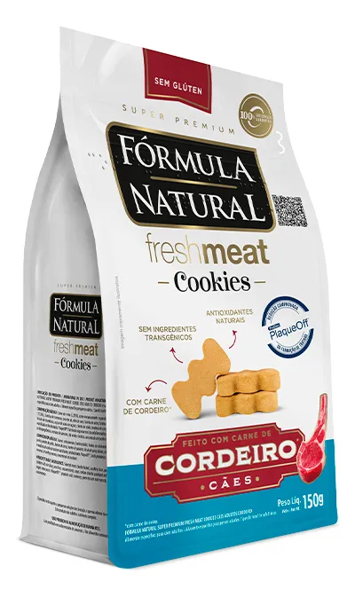 Review completo do Formula Natural Fresh Meat Cookies Cordeiro para cães adultos, com composição, uso real, pontos fortes e cuidados antes de comprar.