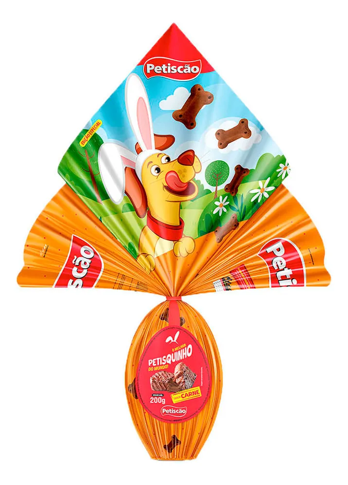 Review completo do Ovo de Páscoa Petiscão para cães sabor carne 200g, com pontos fortes, cuidados e perfil ideal de uso.