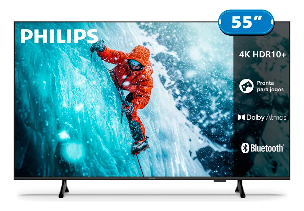 Review completo da Philips 55PUG7300/78 com análise de imagem, som, Titan OS, conectividade e recursos para jogos para entender se esse modelo combina com o seu uso.